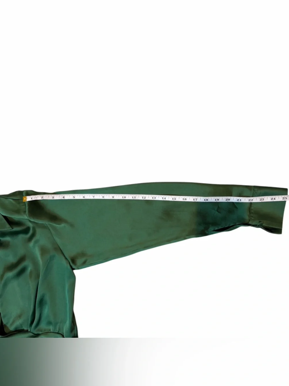 Zara Women's Short Satin Effect Wrap Mini Dress in Green Size M - Picture 6 of 11